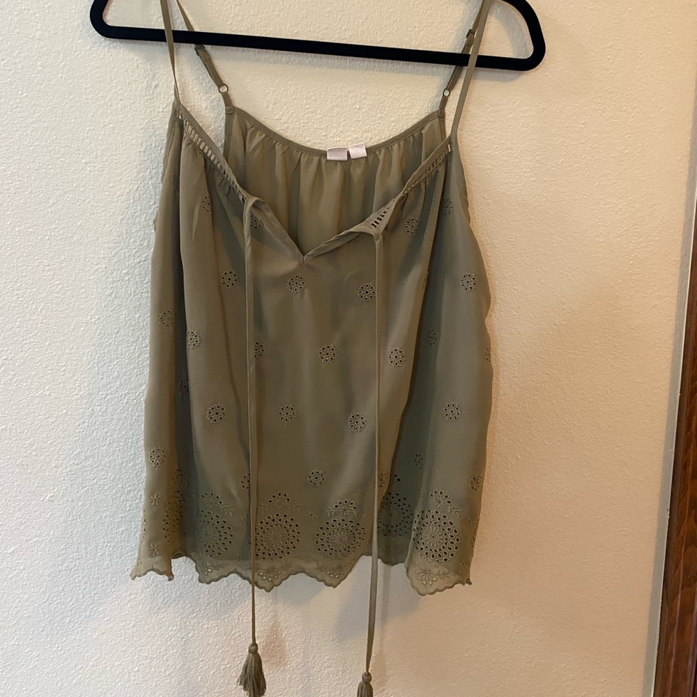 Olive Cami Top